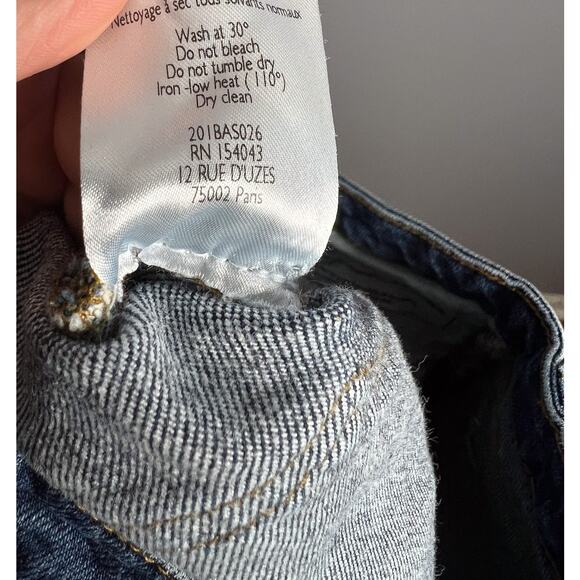 Sezane Brut Sexy Straight Jeans Size‎ 27 Denim Blue - Picture 11 of 11